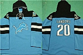 Nike Lions 20 Barry Sanders All Stitched Hooded Sweatshirt,baseball caps,new era cap wholesale,wholesale hats